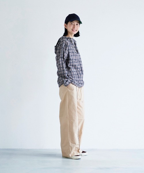 「Sunny clouds」 チノパンツ - ライトベージュ レディース_画像6