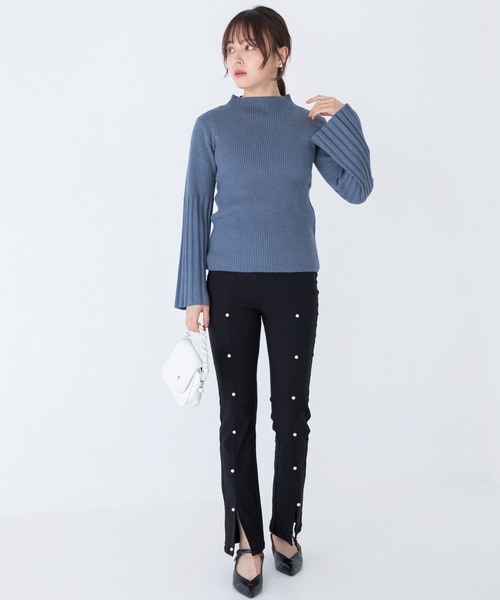「INCEDE」 デニムパンツ 3L ブルー レディース_画像5