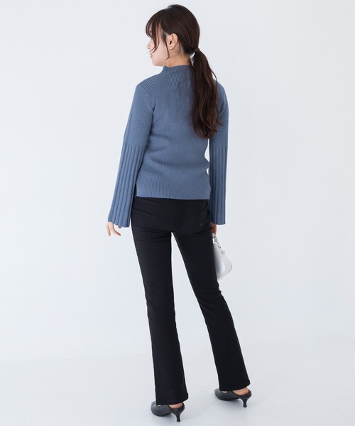 「INCEDE」 デニムパンツ 3L ブルー レディース_画像9