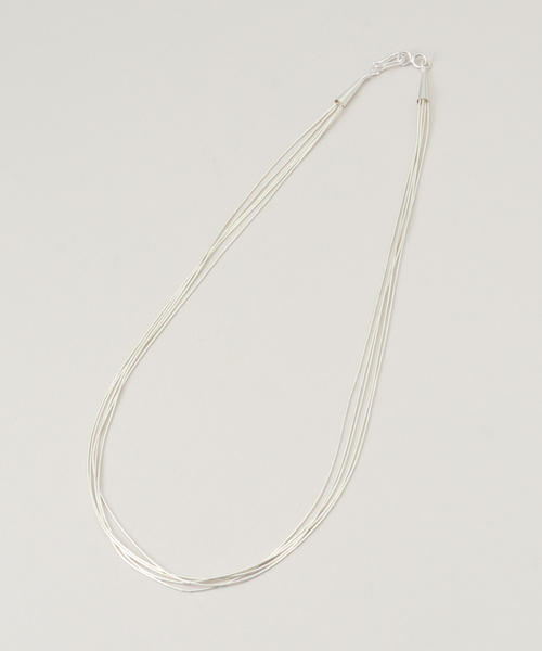 ネックレス Native SilverStreams / liquid silver necklace 45cm レディースの画像