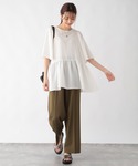 「GLOBAL WORK」 パンツ L ブラッ...の詳細画像4