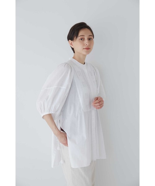 「human woman」 半袖ブラウス MEDIUM ブラウン レディース_画像5