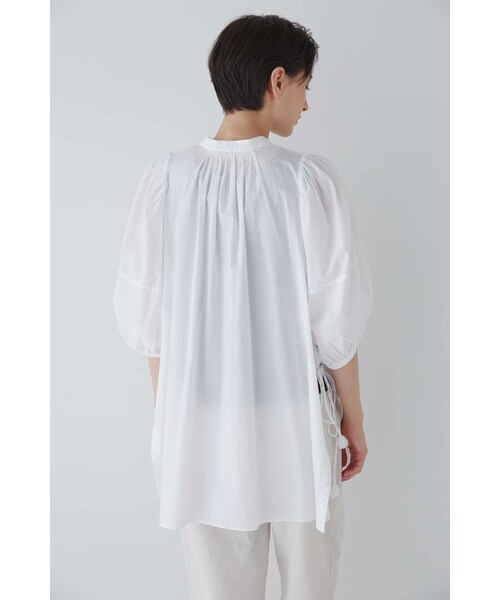 「human woman」 半袖ブラウス MEDIUM ブラウン レディース_画像6