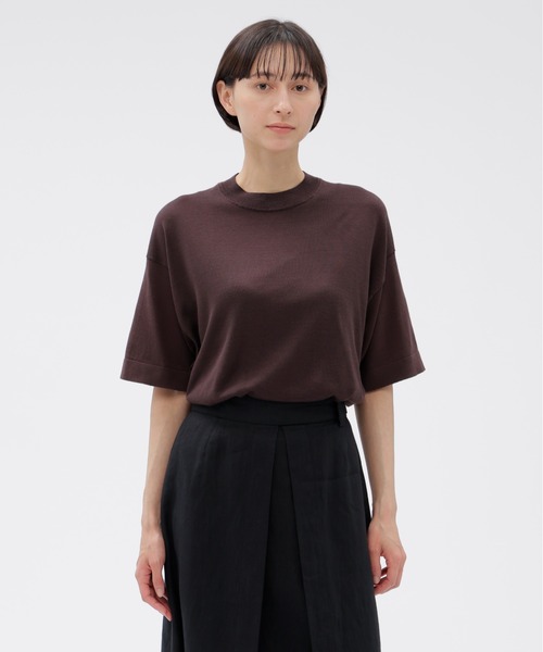 ニット セーター WASHABLE SILK COTTON レディースの画像