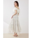 tシャツ オフショルフリルカットトップス 夏服...の詳細画像4