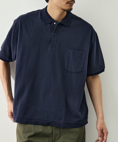 新品未使用 nanamica ネイビー ポロシャツ L nanamica（ナナミカ） ポロシャツ 半袖 「nanamica/ナナミカ」S/S Polo