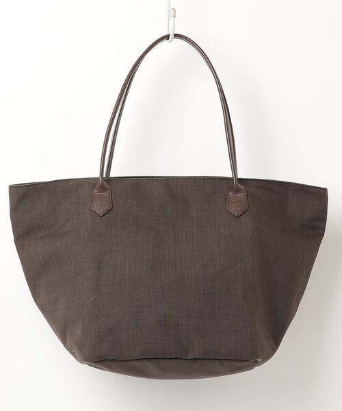 Herve Chapelier トートバッグ ブラウン　レザー　エルベシャプリエ Herve Chapelier（エルベシャプリエ） トートバッグ - ブラウン