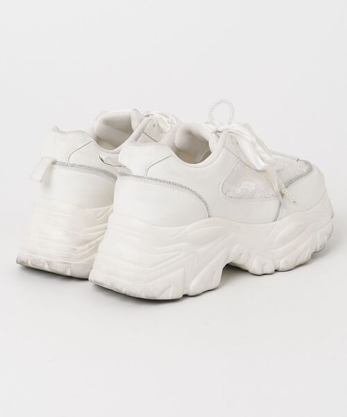 「Shoes in Closet」 ローカットスニーカー LL ホワイト レディース_画像2