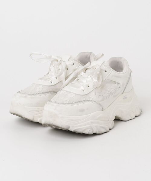 「Shoes in Closet」 ローカットスニーカー LL ホワイト レディース_画像4