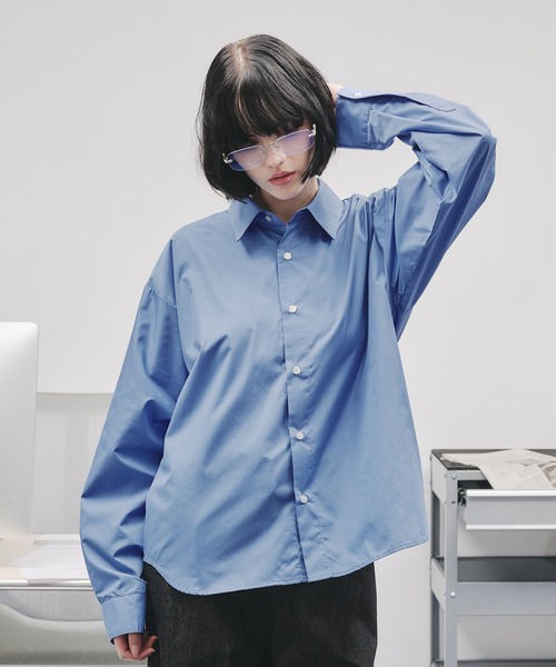 「SELLE GLANT」 長袖シャツ SMALL ブルー メンズ_画像8
