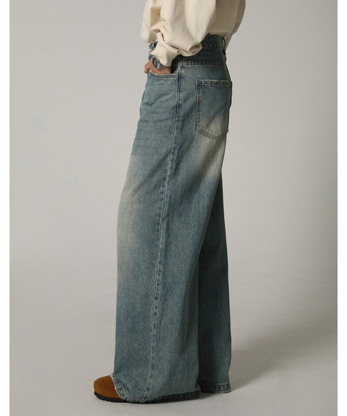 「MASONPRINCE」 ブーツカットデニムパンツ X-SMALL ブルー メンズ_画像6