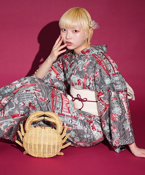 utatane セパレート浴衣 浴衣 ひとりで着れる！簡単セパレート浴衣