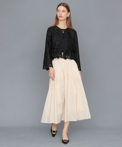 ANAYI（アナイ） スカート ポリエステルタフタギャザー スカート