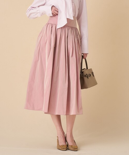 ANAYI（アナイ） スカート ポリエステルタフタギャザー スカート