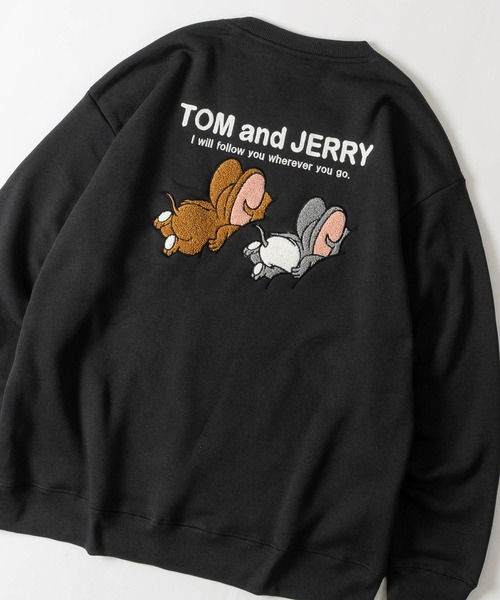 トレーナー スウェット 裏起毛 「15」「Tom ＆ Jerry/トムとジェリー