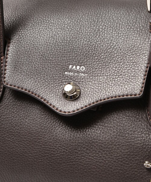 ビジネスバッグ FARO × BEAMS F / 別注 FRATELLI レザー フラップ トートバッグ メンズ レディース | FARO | 08
