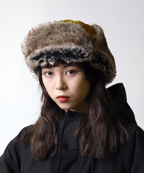 GLUTTONOUS（グルトン） キャップ 帽子 ファー フライトキャップ