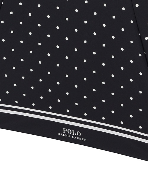 POLO RALPH LAUREN 傘 遮光 晴雨兼用日傘 ドット×グログラン