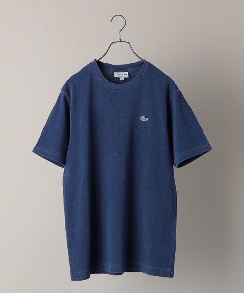 【LACOSTE / ラコステ】 INDIGO PIQUE ロングTシャツ LACOSTE tシャツ 「別注」LACOSTE×DOORS thick pique crew long