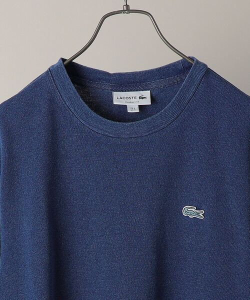 【LACOSTE / ラコステ】 INDIGO PIQUE ロングTシャツ LACOSTE / ラコステ】 INDIGO PIQUE ロングTシャツ