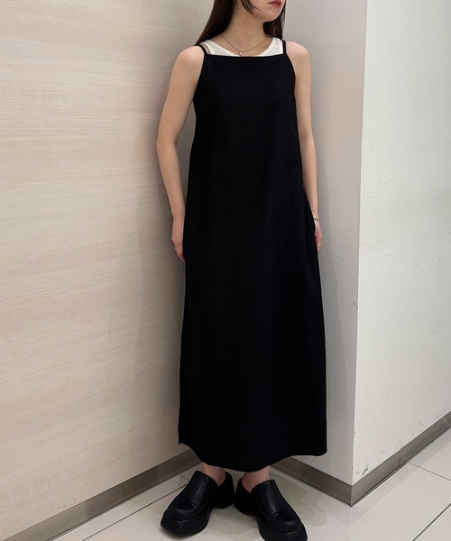 solleim ワンピース ヘリンボーンリネンキャミワンピース : ZOZOTOWN 