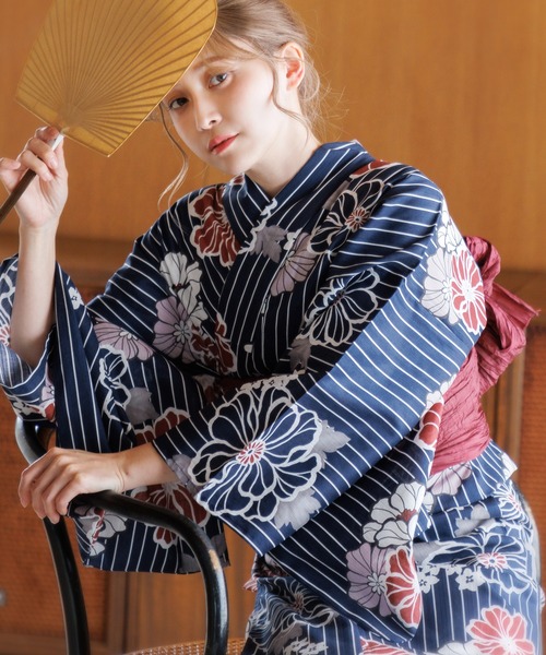 Dita（ディータ） 浴衣 1人で着られる浴衣5点セット 和歌山染工日本