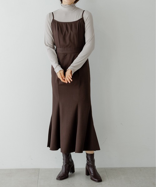 TRIANGLE PALETTE ワンピース バックリボンマーメイドワンピース