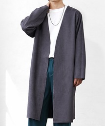 pervererze リバーシブルカーディガン　ブラック　ブルー MinoriTY カーディガン 「MinoriTY」リバーシブルロング