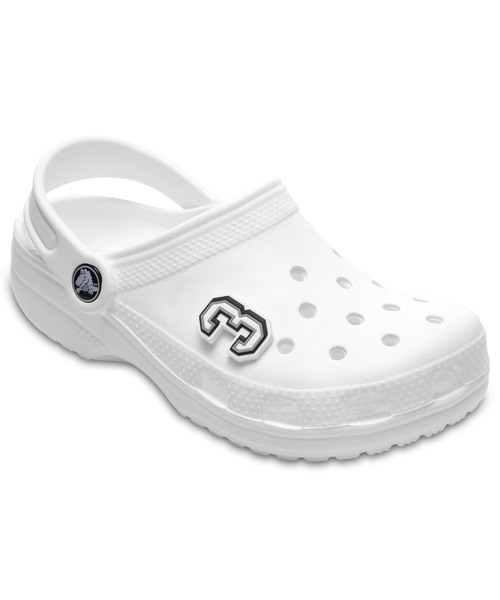 crocs（クロックス） ナンバー 3 / crocs Jibbitz B＆W Number 3