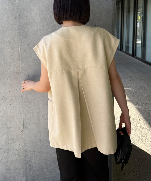 ベスト ジレ ノーカラーベスト レディース : ZOZOTOWN Yahoo!店 - 通販