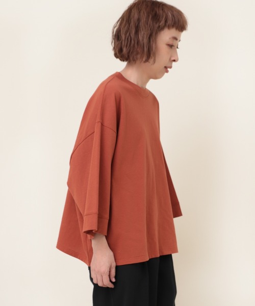 tシャツ M2093 ２１／−ＯＥ天竺ワイドスリーブプルオーバー レディース
