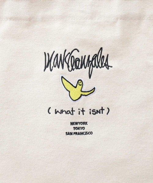 P*ɞ様 定価〜 GOD ONLY KNOWS OVERSIZED トート 紺白 OVERSIZED