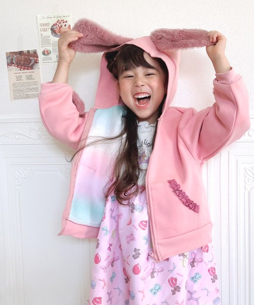 SKAPE（エスケープ） パーカー アニマルパーカー キッズ 子供服 女の子