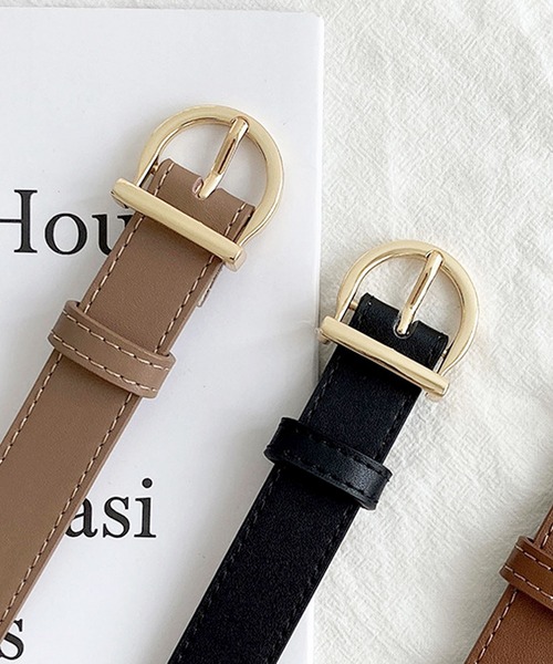 florist（フローリスト） ベルト 「牛革」アンティークゴールドD