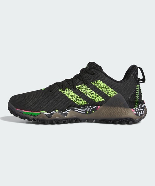 adidas  ゴルフ ウィメンズ コードカオス22    23.0 黒 adidas スニーカー コードカオス22ボア グリッチ「adidas Golf