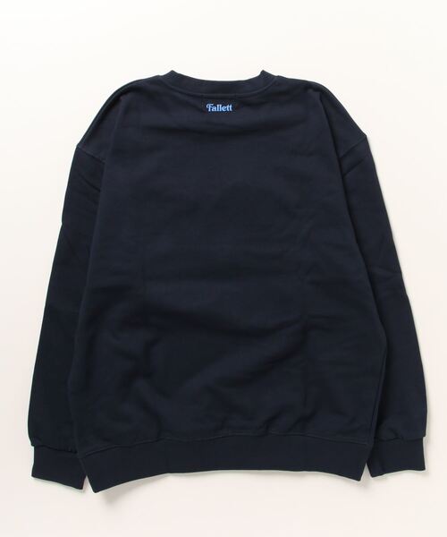スウェット・トレーナー Fallett NERO SWEATSHIRT 4TR147 Fallett トレーナー スウェット A'GEM/9 × .kom「FALLETT