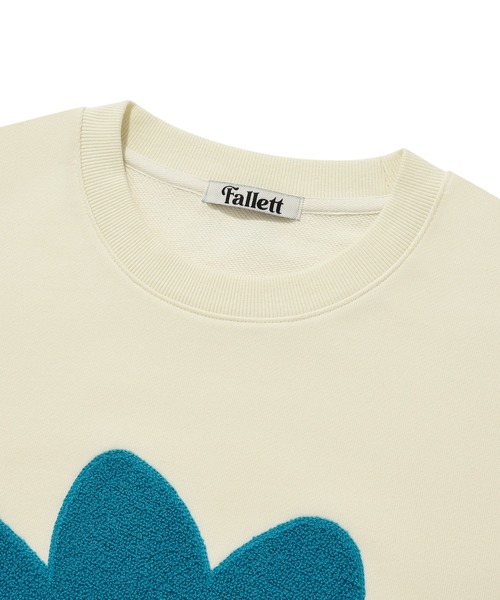 ★関税込★FALLETT★Boucle Flower Sweatshir.t★スウェット★ Fallett トレーナー スウェット A'GEM/9 × .kom「FALLETT