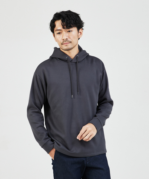 ABAHOUSE GRAY パーカー 「ふわふわ・もちもち」裏シャギー パーカー