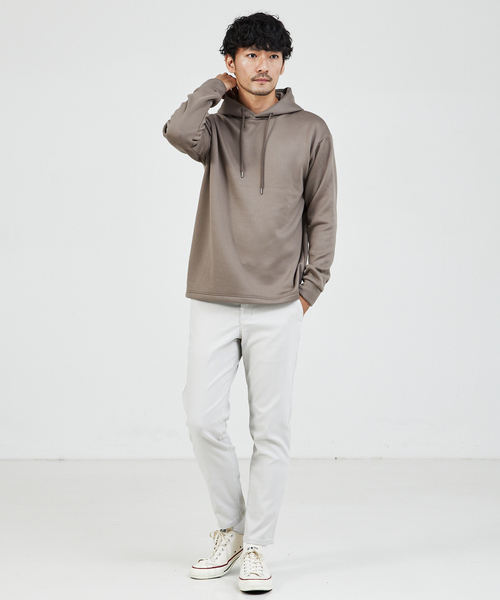 ABAHOUSE GRAY パーカー 「ふわふわ・もちもち」裏シャギー パーカー