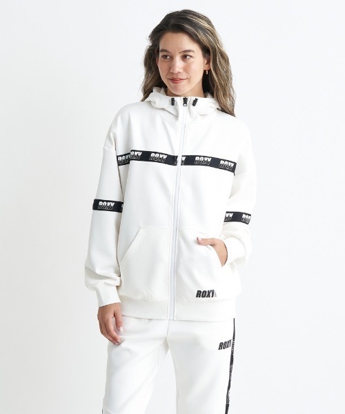 トレーナー スウェット MY WAY ZIP HOODIE/ロキシー速乾UVカット付きドルマンスリーブジップフーディ レディース ROXY トレーナー スウェット MY WAY ZIP HOODIE/ロキシー速乾UV