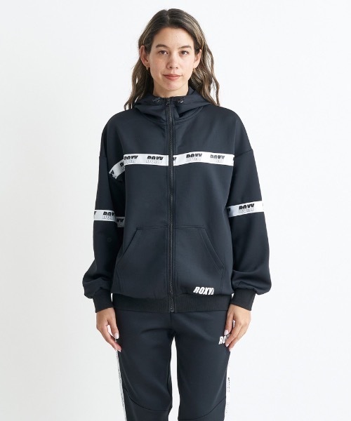 トレーナー スウェット MY WAY ZIP HOODIE/ロキシー速乾UVカット付きドルマンスリーブジップフーディ レディース