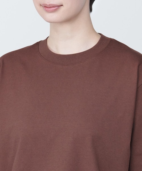 無印良品（MUJI） tシャツ 婦人 涼感UVカットワイド半袖Tシャツ
