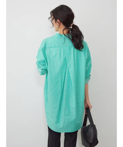 ブラウス シャツ バックタックシャツチュニック レディース AMERICAN HOLIC ブラウス シャツ UVカット加工バックタック