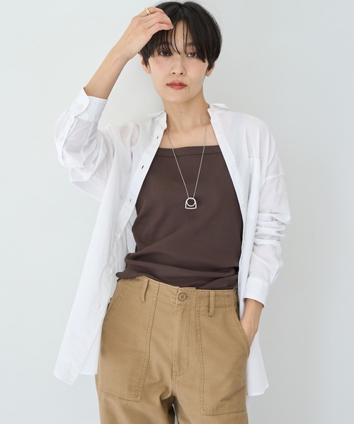 AMERICAN HOLIC ブラウス シャツ UVカット加工バックタック