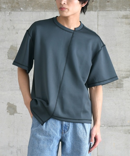 OFTAS tシャツ 切替半袖Tシャツ メンズ レディース : ZOZOTOWN Yahoo