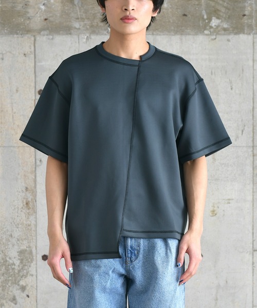 半袖Tシャツ メンズ プリーツ切替 . Amazon | [CERONIAS] [セロニアス] Tシャツ メンズ 半袖