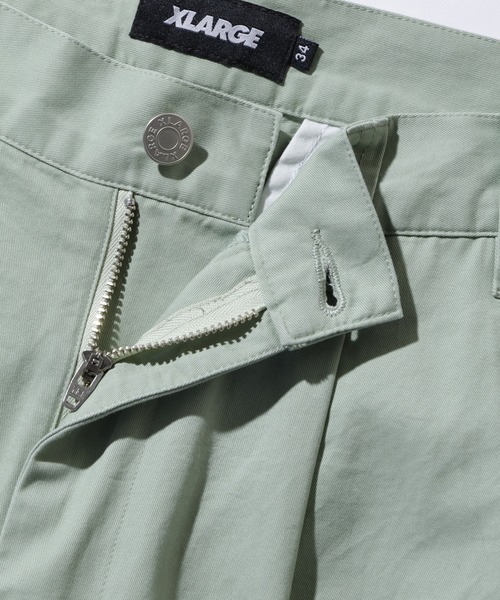 Qoo　新品　XLARGE エクストララージ　ワイドチノパンツ2枚 XLARGE チノパン 2TUCK CHINO PANTS メンズ レディース