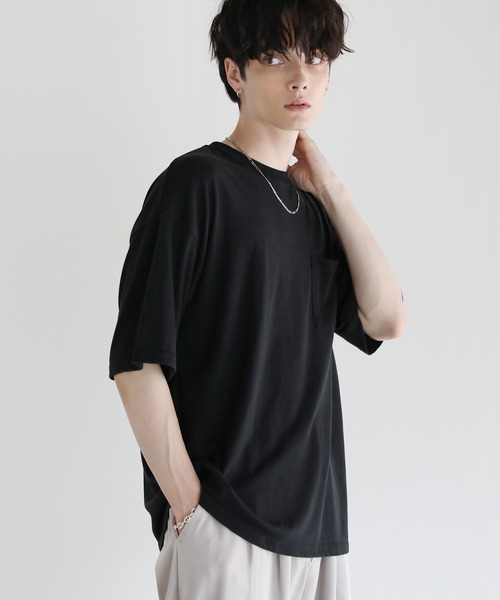 ASTRONOMY tシャツ Buyer's Select/TC天竺半袖ワイド胸ポケットスノー