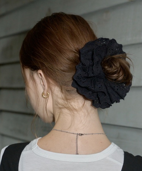 GIUNON シュシュ double frill chouchou / ダブルフリルシュシュ