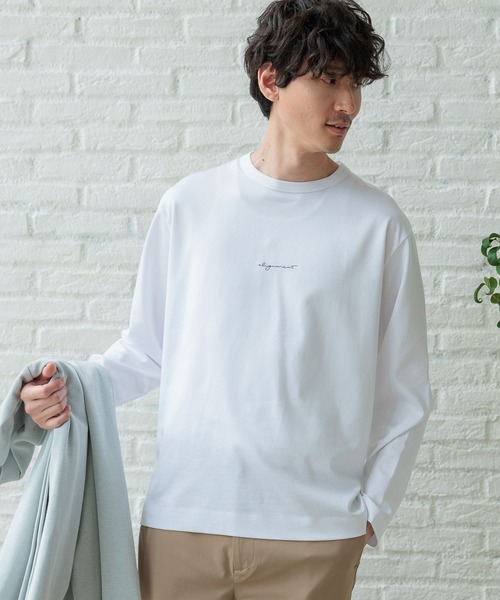 み。ページ GLOBAL WORK tシャツ リッチクリーンTEE/プリント/長袖/116237